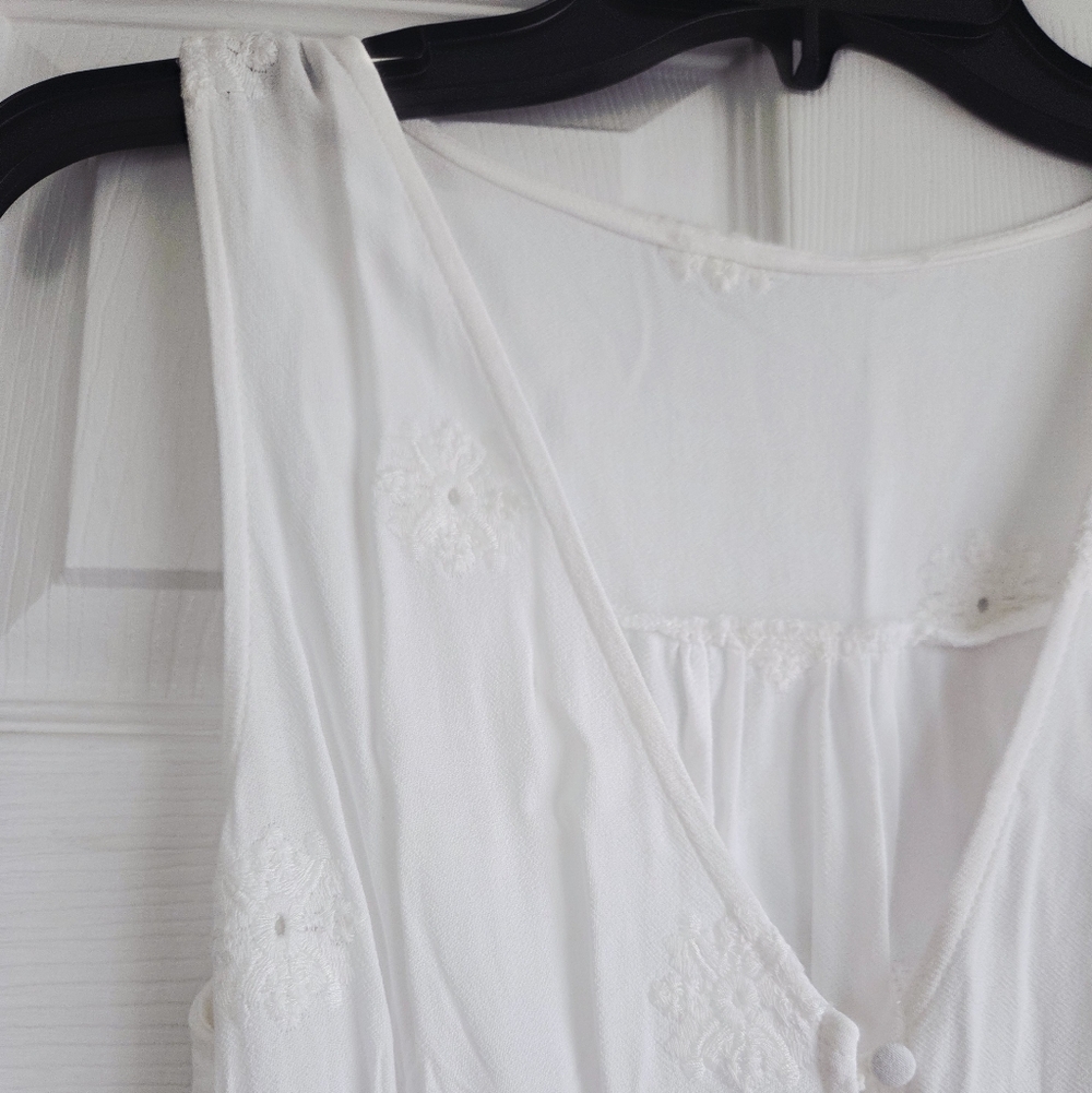 Forever 21 ✨️ Maxi White Sleeveless Dress Size XS - Picture 6 of 15